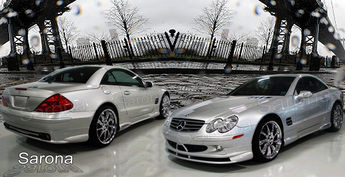 Custom Mercedes SL  Convertible Body Kit (2003 - 2008) - $1790.00 (Manufacturer Sarona, Part #MB-032-KT)